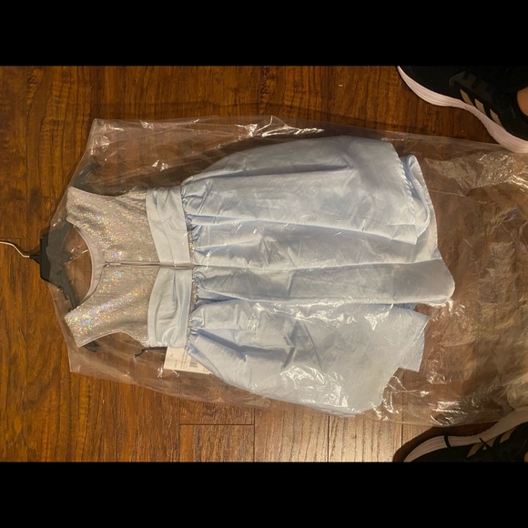 Sequin blue dress! Absolutely gorgeous! - Picture 2 of 3